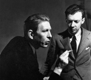 Auden (left) with influential English composer Benjamin Britten (right), 1940 by Britten-Pears Foundation